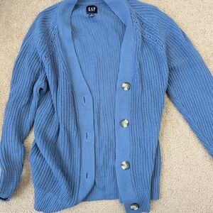 GAP Women's Blue Cardigan (Size S)
